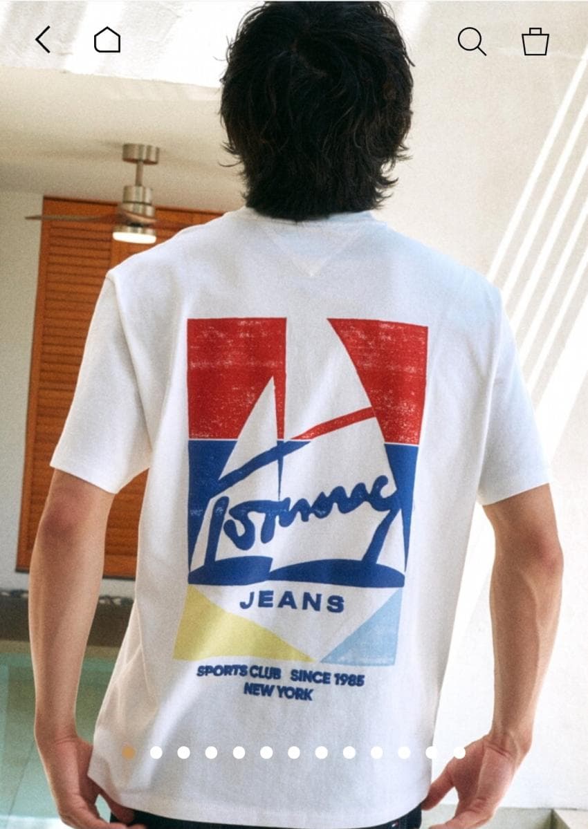 Tommy Jeans 보트 그래픽 티셔츠