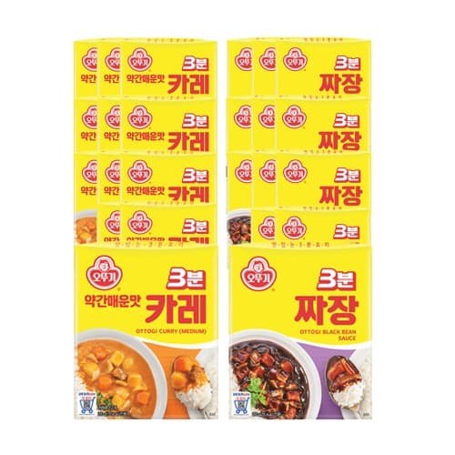 오뚜기 3분카레+짜장