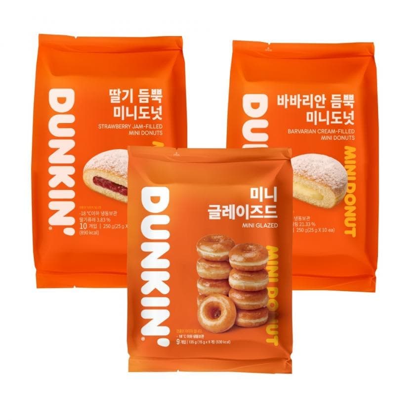 던킨 미니도넛 3팩