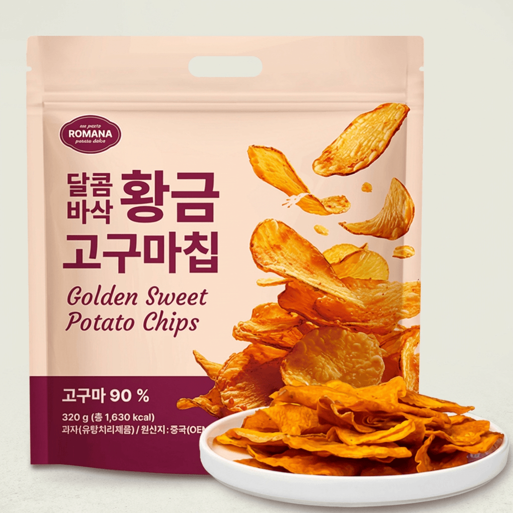 로마나 황금 고구마칩 320g 6개
