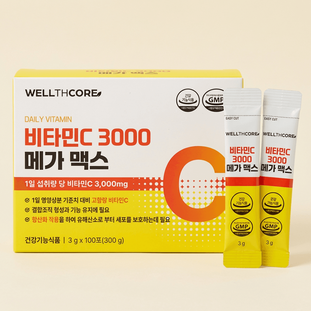 웰스코어 메가도스 비타민C 3000