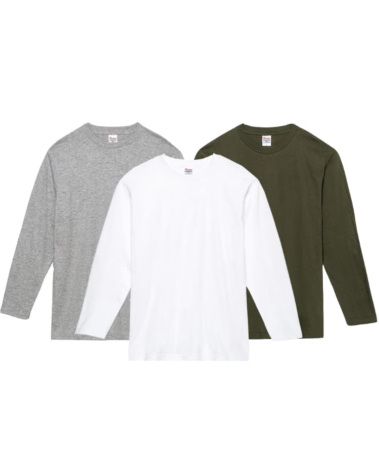 Basic Plain Long-Sleeve Tee