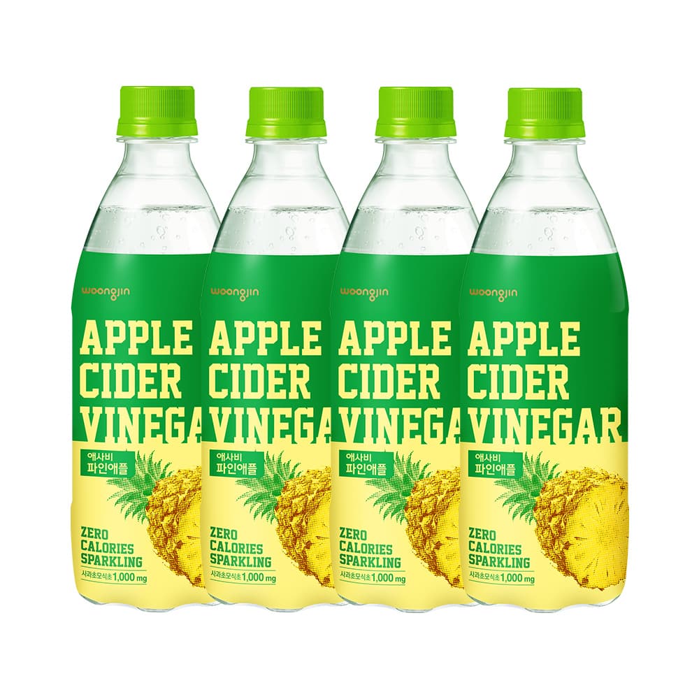 웅진식품 애사비 파인애플 500ml 24개