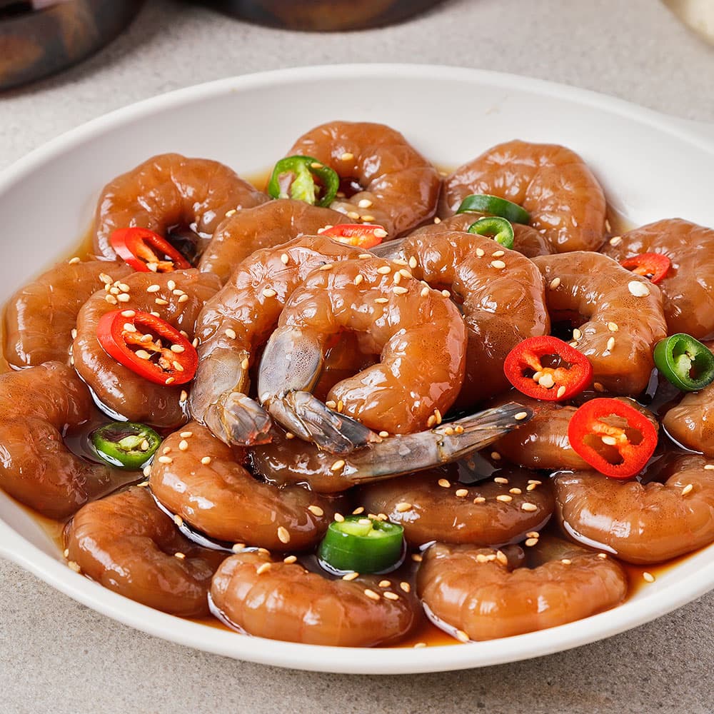 어촌명가 간장 깐새우장 1kg