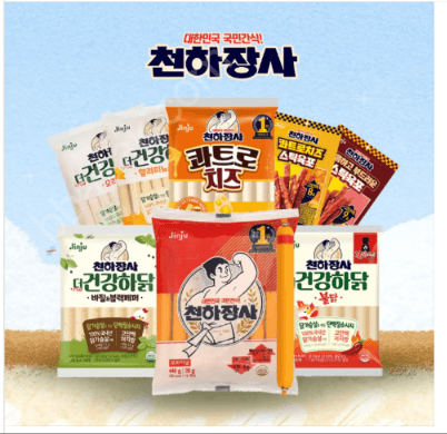 진주햄 천하장사 448g 3팩