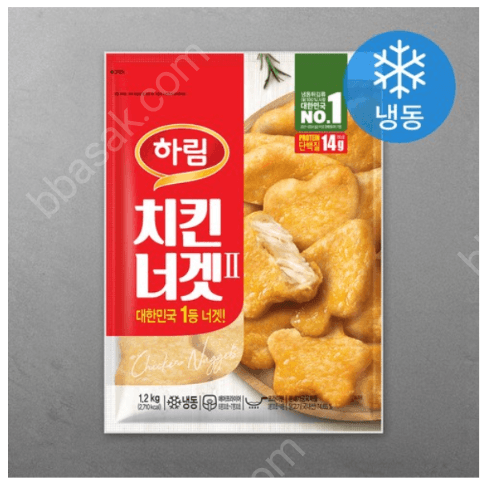 하림 치킨너겟 1.2kg