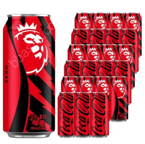 코카콜라 제로 프리미어리그 스페셜 490ml 24캔
