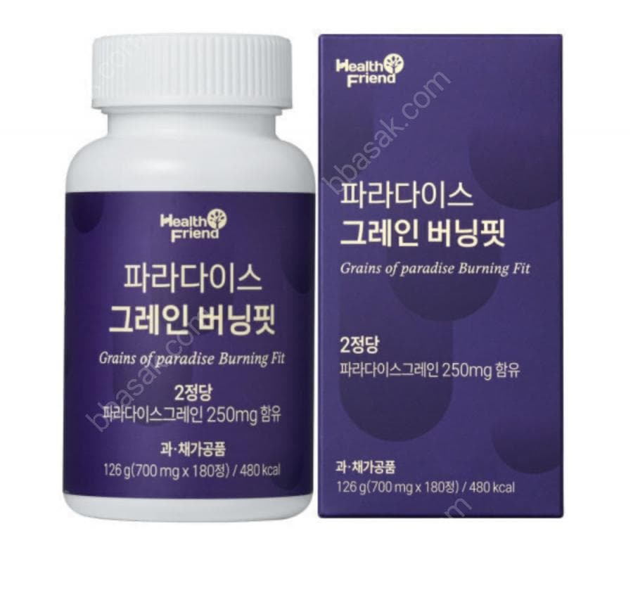 파라다이스 그레인 체지방 버닝핏 3개월분 180정