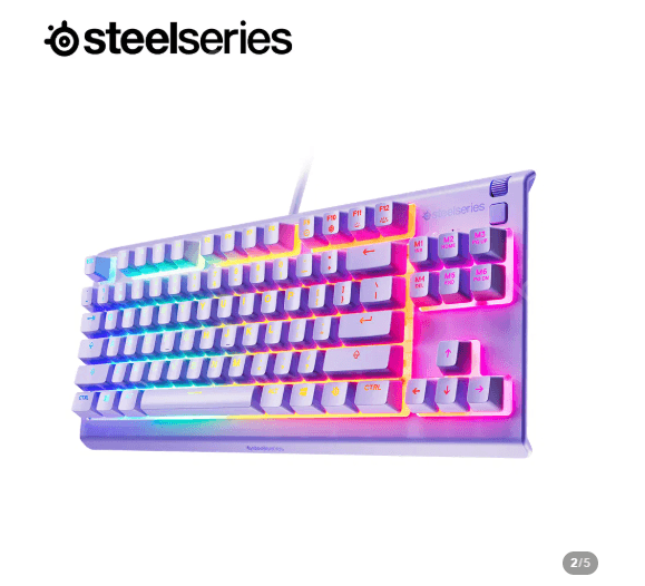 스틸시리즈 Apex 3 TKL 라벤더 키보드