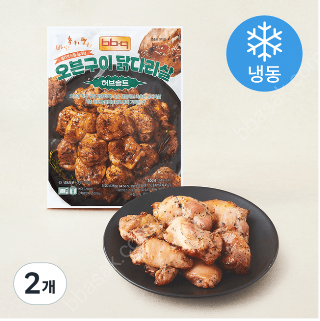 비비큐 오븐구이 닭다리살 300g 2개
