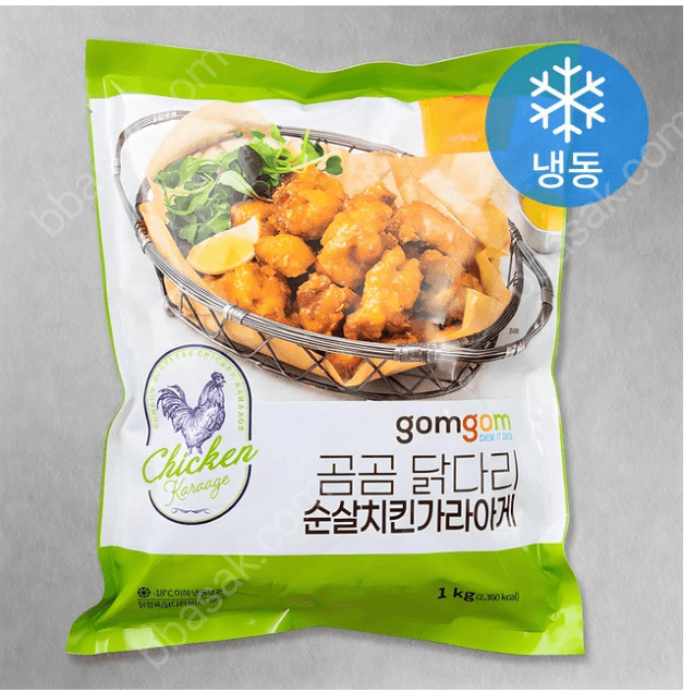 곰곰 닭다리 순살치킨가라아게 1kg
