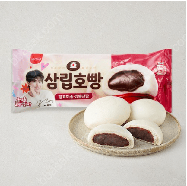 Samlip Fermented Red Bean Hotbread 4-Pack