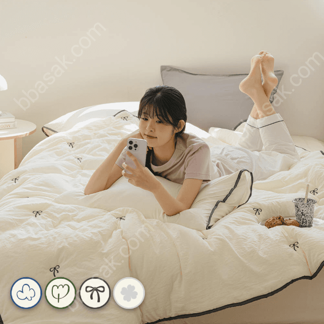 바자르 냉감 양면 차렵이불 SS