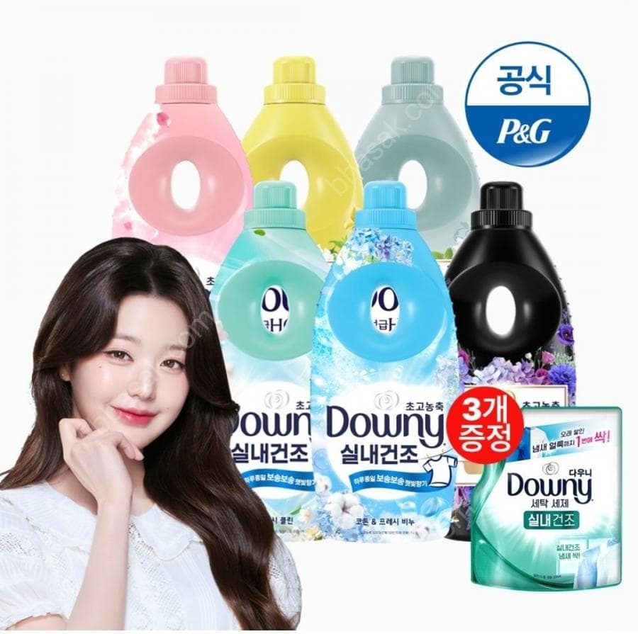 다우니 섬유유연제 1L 6통