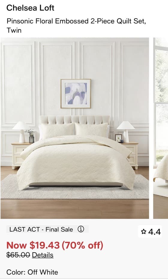 Chelsea Loft Quilt Set