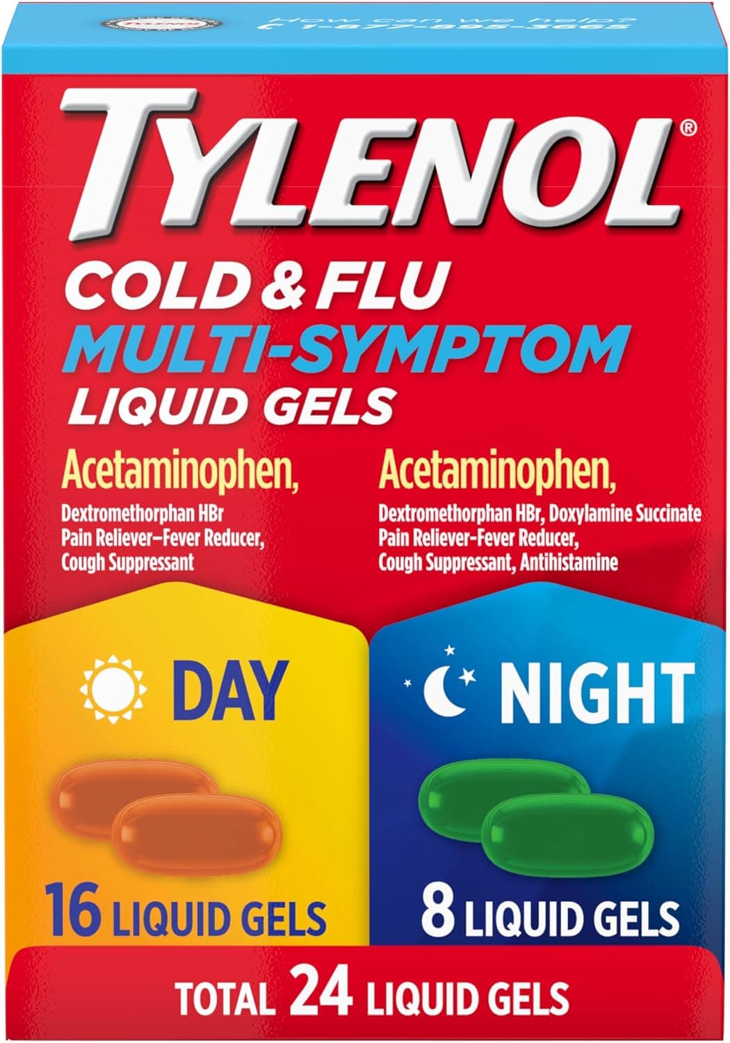Tylenol Cold & Flu 24알