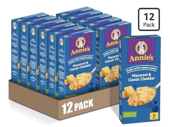 Annie's 체더 마카로니치즈 12pk