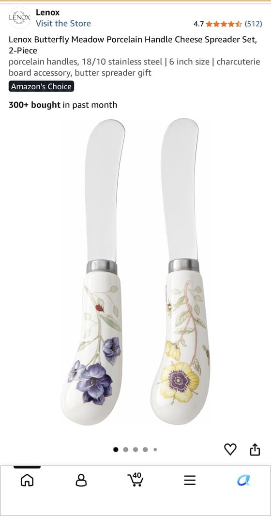 Lenox Butterfly Meadow 치즈