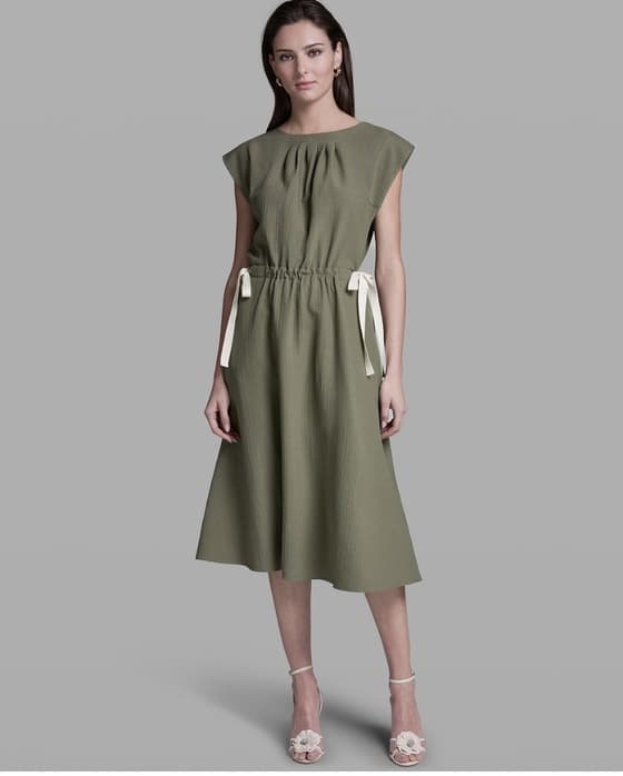 BCBG Sleeveless Midi Dress
