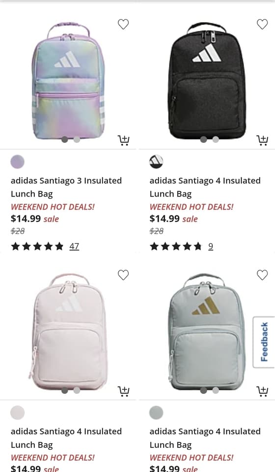 adidas 런치 백