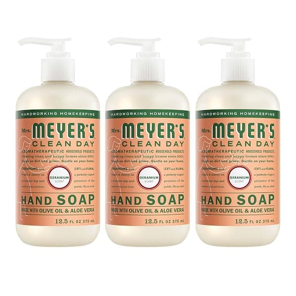 Mrs. Meyer's Clean Day Liquid Hand Soap 12.5oz 3pk