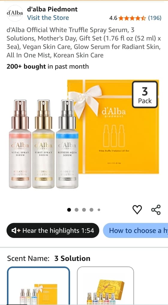 DALBA Mist 3-Piece Set
