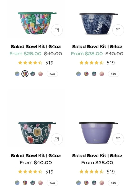 S'well Salad Bowl Kit 64oz