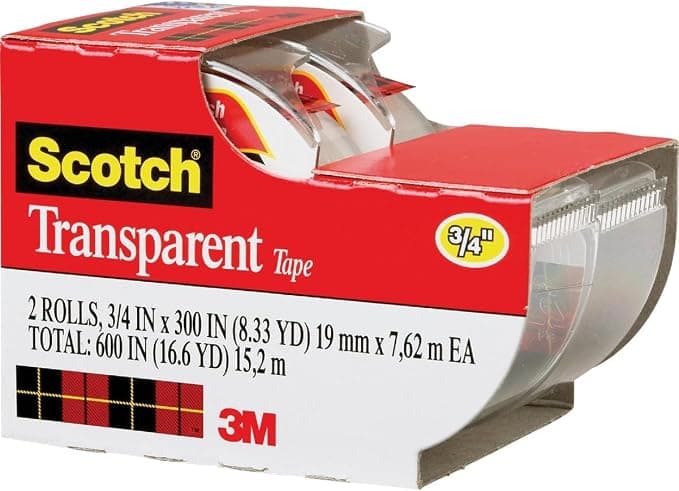 Scotch 투명 테이프 2롤 $1