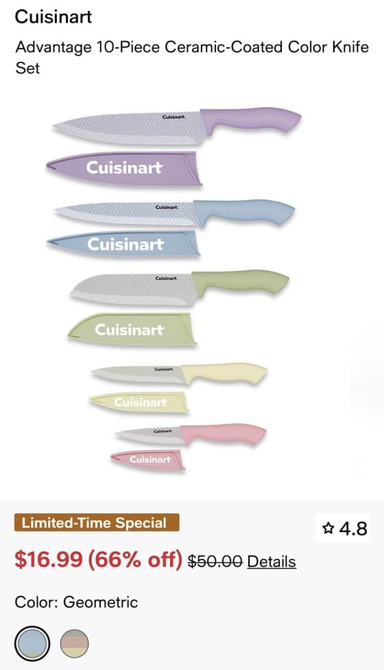 Cuisinart Advantage 10Pcs
