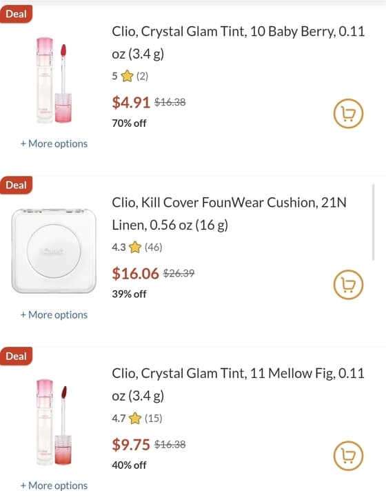 Clio Crystal Glam Tint $4.91