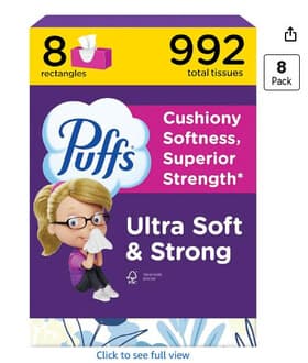 Puffs 페이셜 티슈 울트라 소프트