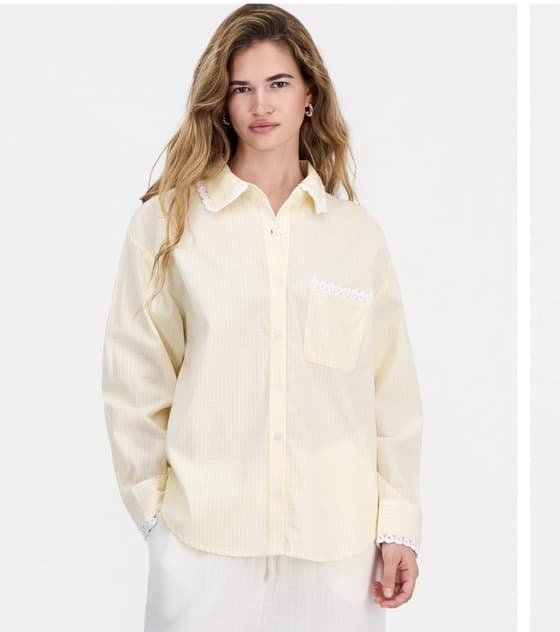 Macy's And Now This Petite Cotton Gingham Button-Front Shirt