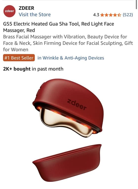 Zdeer GS5 히팅 구아샤 마사지기