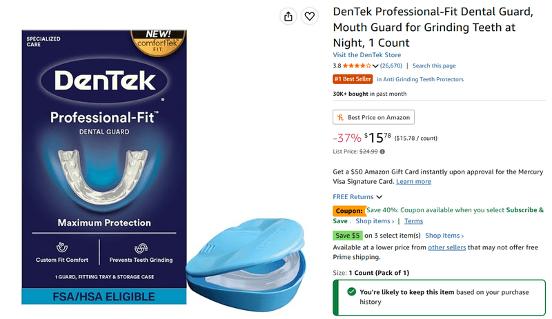 DenTek Professional-Fit
