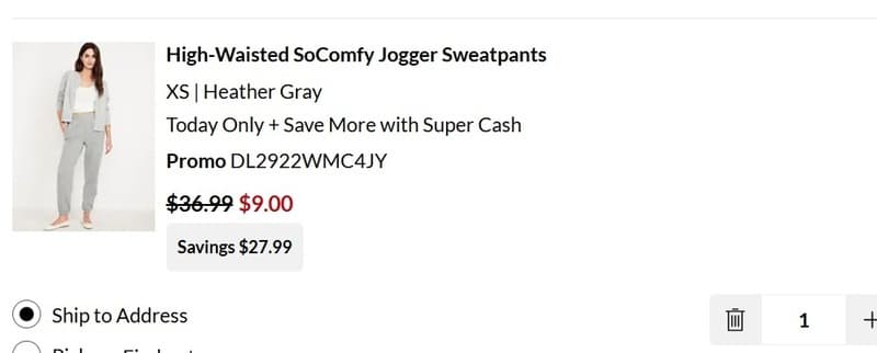 Old Navy Jogger Pants One-Day Sale $12 (Adults $15)