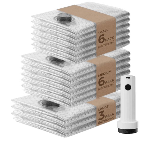 VOLLYC 트래블 진공백 15개 세트
