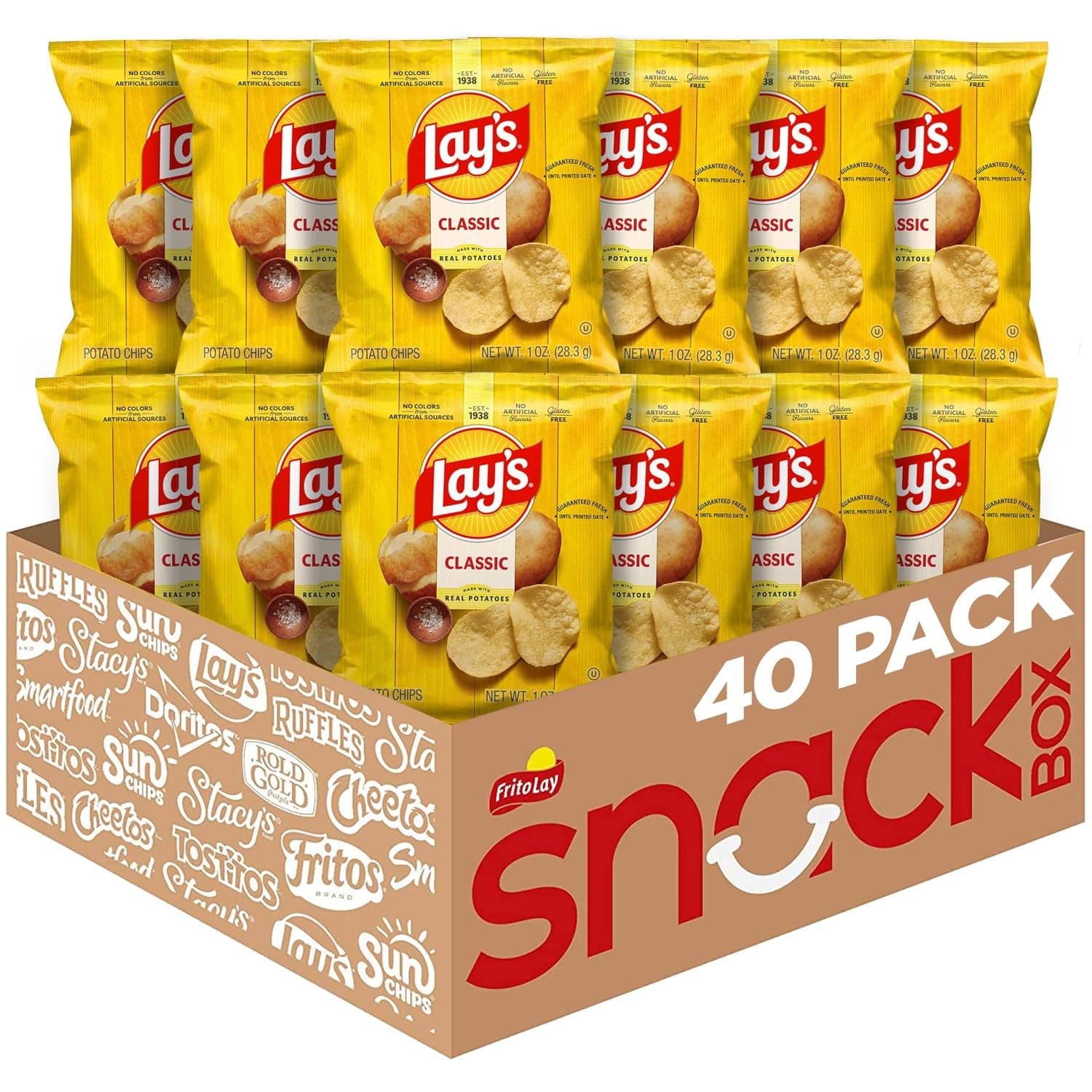 Lay's 바베큐맛 감자칩 40봉