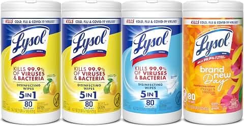 Lysol 살균 와이프 4개