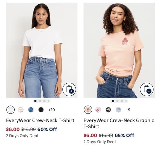 Old Navy 티셔츠 $4