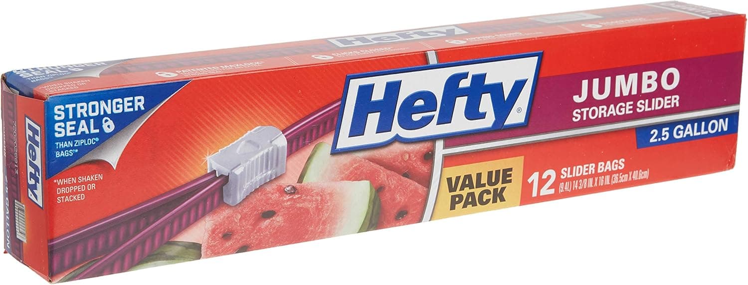 Hefty Slider 2.5갤론 24장