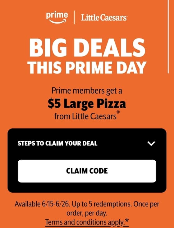 Little Caesars 피자 $5