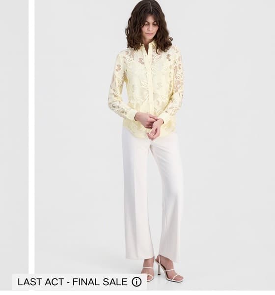 Anne Klein 레이스 셔츠