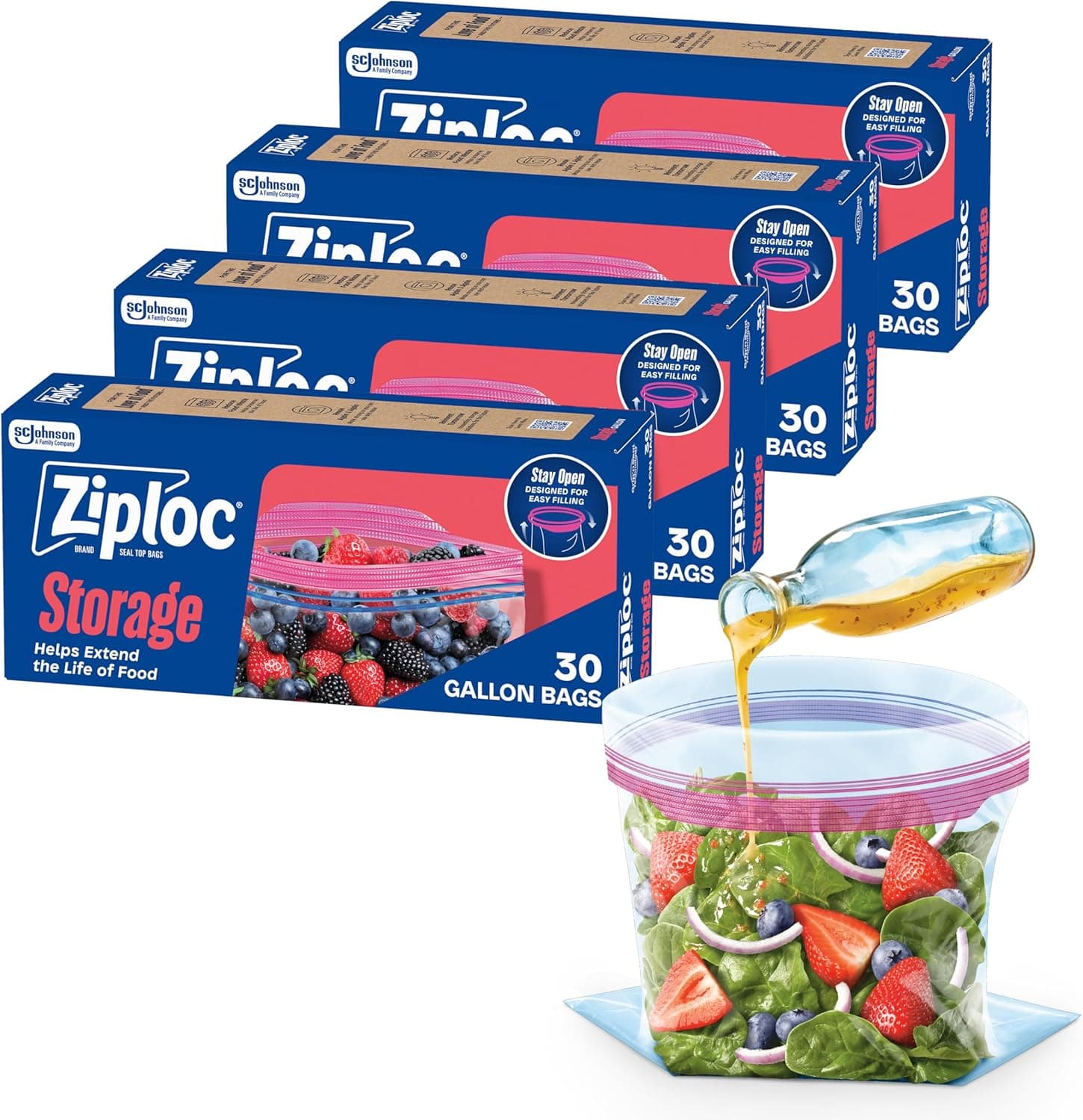 Ziploc Gallon 120매