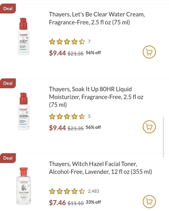 Thayers Witch Hazel Mist