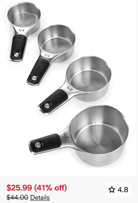OXO 자석 계량컵 4개