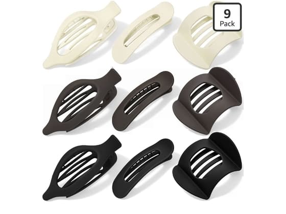 Flat Hair Clips 9PCS