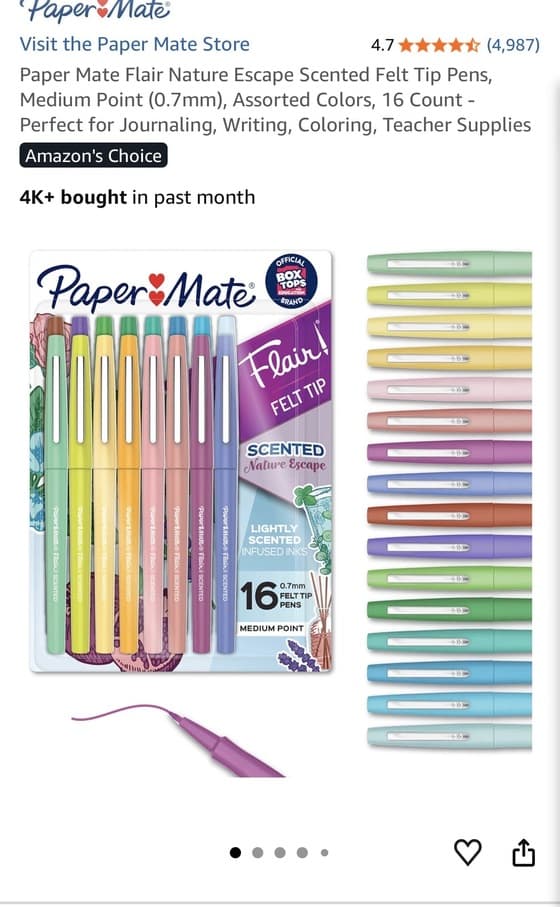 Paper Mate Flair Scented