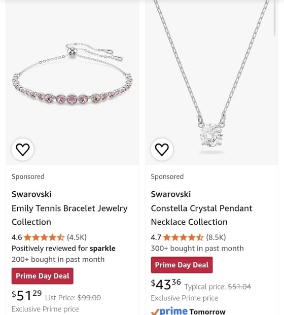 Swarovski Constella 펜던트 네크리스