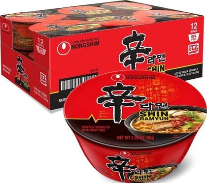 Nongshim Shin Ramyun 12-pack