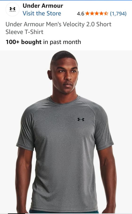 Under Armour 반팔티